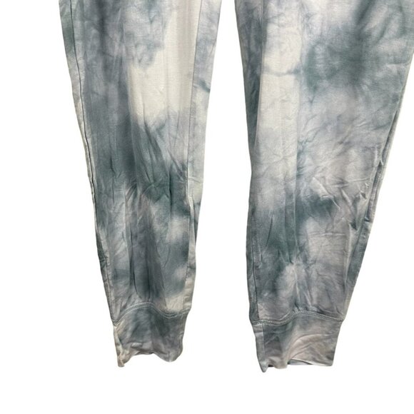 Rachel Zoe Tie Dye Soft French Terry Lined Jogger Pants Slate Blue Size Large - Picture 3 of 9